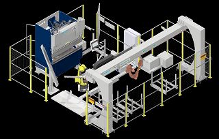 G-Press Robot mit Cybelec