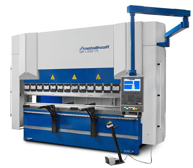 Metallkraft Abkantpresse mit Cybelec Steuerung und Delem Steuerung